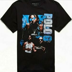 Polo by Ralph Lauren Black Graphic T-Shirt